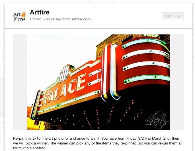 Pin it to Win it! Just re-pin my photo and you could win it!