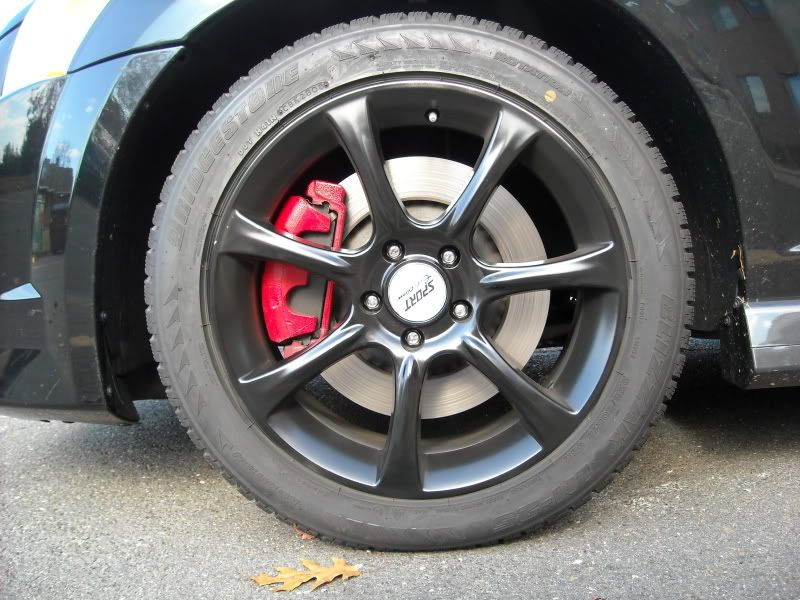 post up pics of ur black wheels Dodge Caliber SRT4 Forums