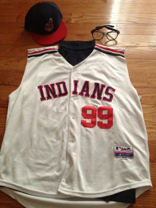 Ricky "THE WILD THING" Vaughn Halloween costume ..LEGIT