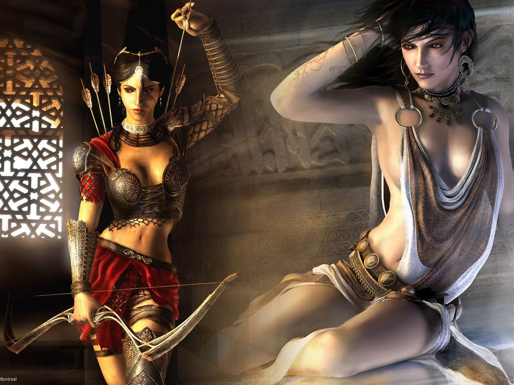 KaileenaAndFarah.jpg Prince of Persia Wallpaper Farah Kaileena image by JustiX-NL