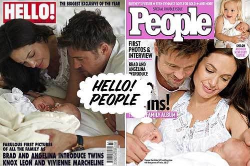 Brad Pitt As Baby. rad pitt angelina jolie twins