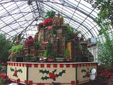 DSC03034.jpg The buildings depict a specific Cincinnati area, the Union Terminal Museum Center, and the Conservatory itself. image by Shut-R-Bug