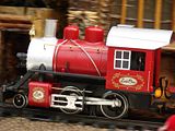 DSC03133.jpg A close up of the little train engine....showing the movement of the wheels. image by Shut-R-Bug