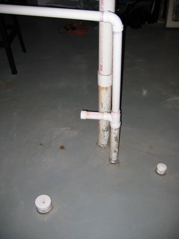 basement bathtub drain rough in