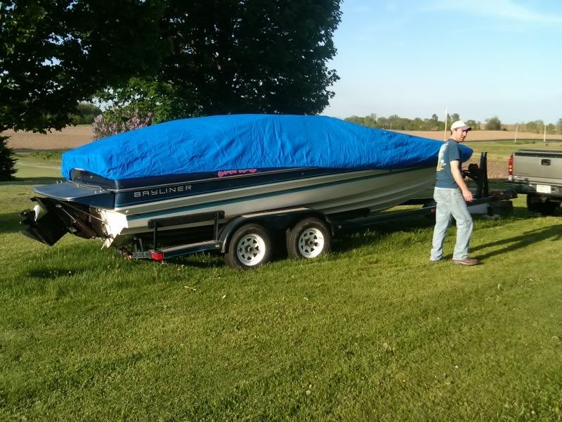 BOAT COVER Bayliner 2251 Cobra 1987 TRAILERABLE