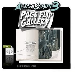 Action Script Page Flip Gallery
