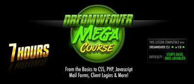 Video Training Area Dreamweaver Mega Course