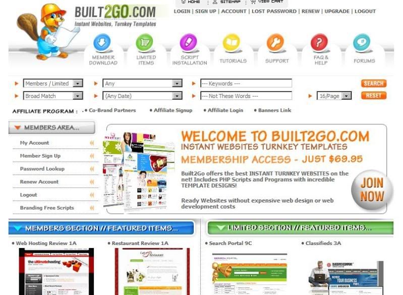 Built2go.com all site ripped with all scripts
