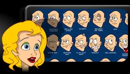 Flash Draw Cartoon Heads