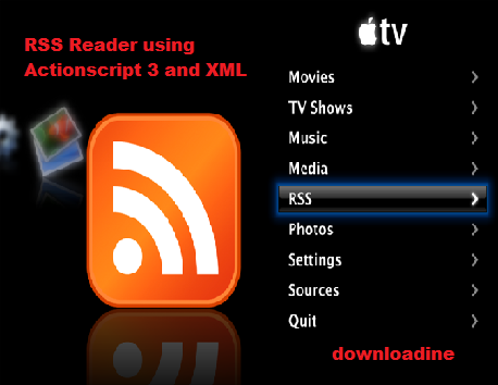 RSS Reader using Actionscript 3 and XML
