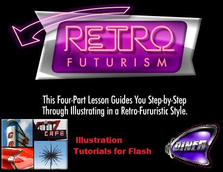 Retro-futurism  Illustration Tutorials for Flash