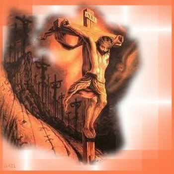 jesus on cross drawing. Jesus, hatred lifted You up on