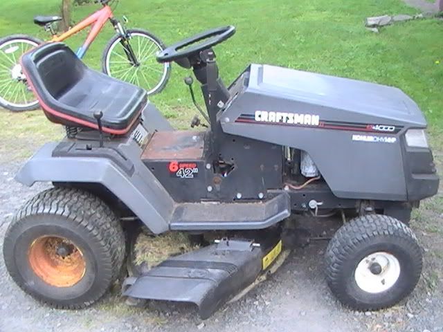 old craftsman tractor