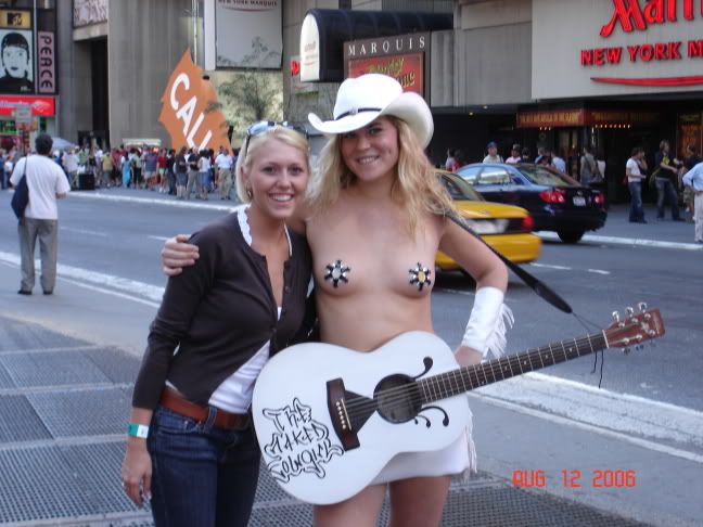 Me and The Naked Cowgirl NY NY Image