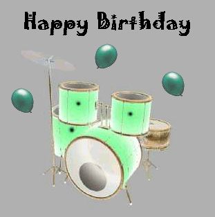 Birthday Drummer