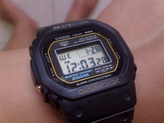casio dw 5000 gold
