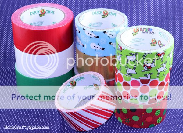 duck tape in christmas colors and patterns