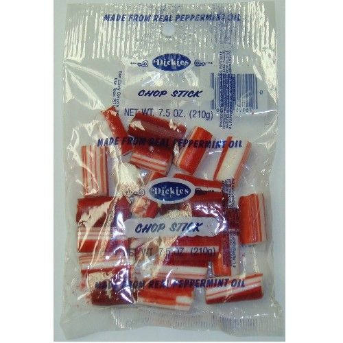 Dickies TCC106 7.5oz Bag Chop Sticks Peppermint Candy | eBay